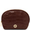 Vera - Croc print leather toiletry case
